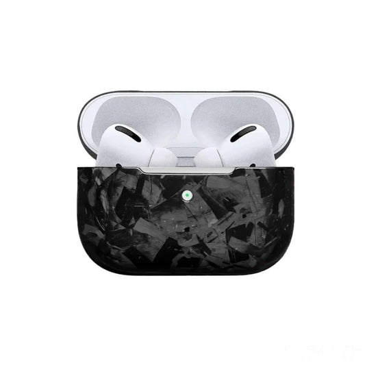 Real Black Forged Carbon Airpod Case